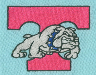 embroidery high quality digitizing dog